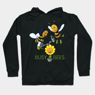 Busy Bees make Happy Flowers - makes the world go around Hoodie